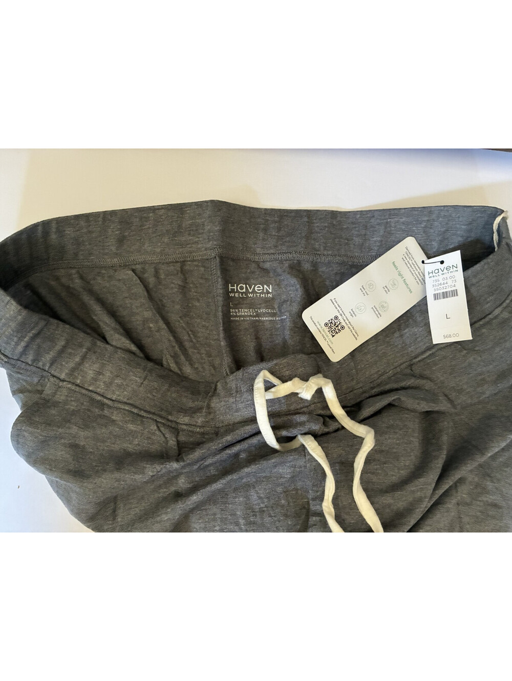 Haven Well Within Gray Tencel Pajama Pants Women's Large Soft Sleepwear NWT - Picture 3 of 6